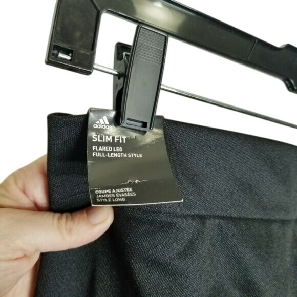Adidas Karlie Kloss Womens Slim Fit Flared Leg Full-Length Pants‎ Black M Gym - Picture 5 of 16